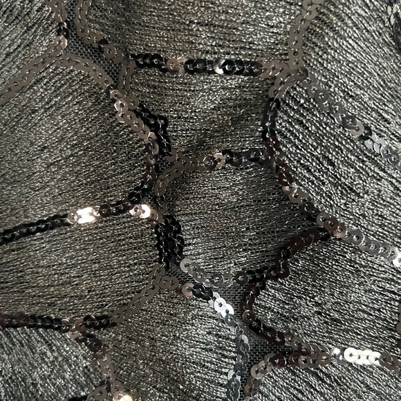 White House Black Market | gorgeous sequin spaghetti strap top with side zip - Picture 6 of 6